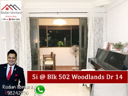 Blk 502 Woodlands Drive 14 (Woodlands), HDB 5 Rooms #212446801
